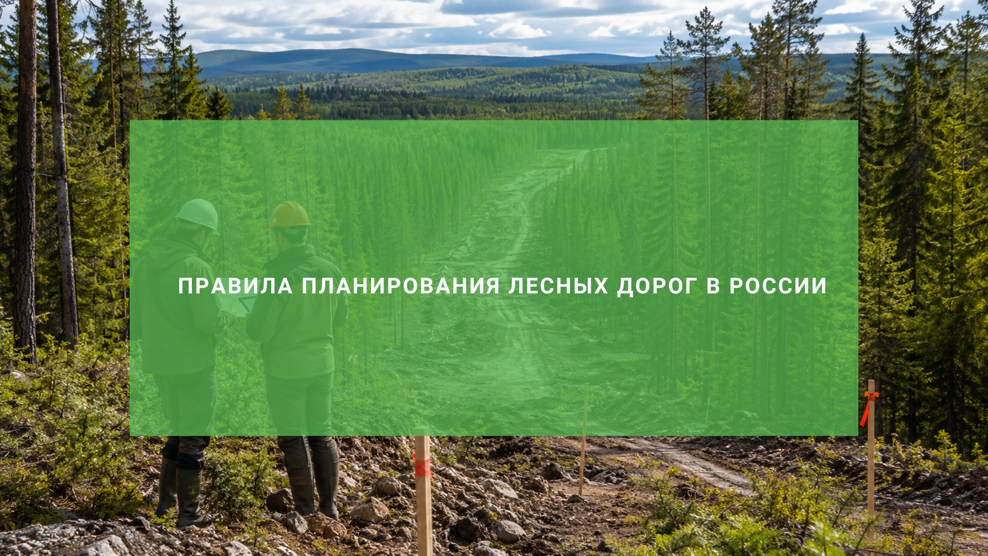 Правила планирования лесных дорог в России