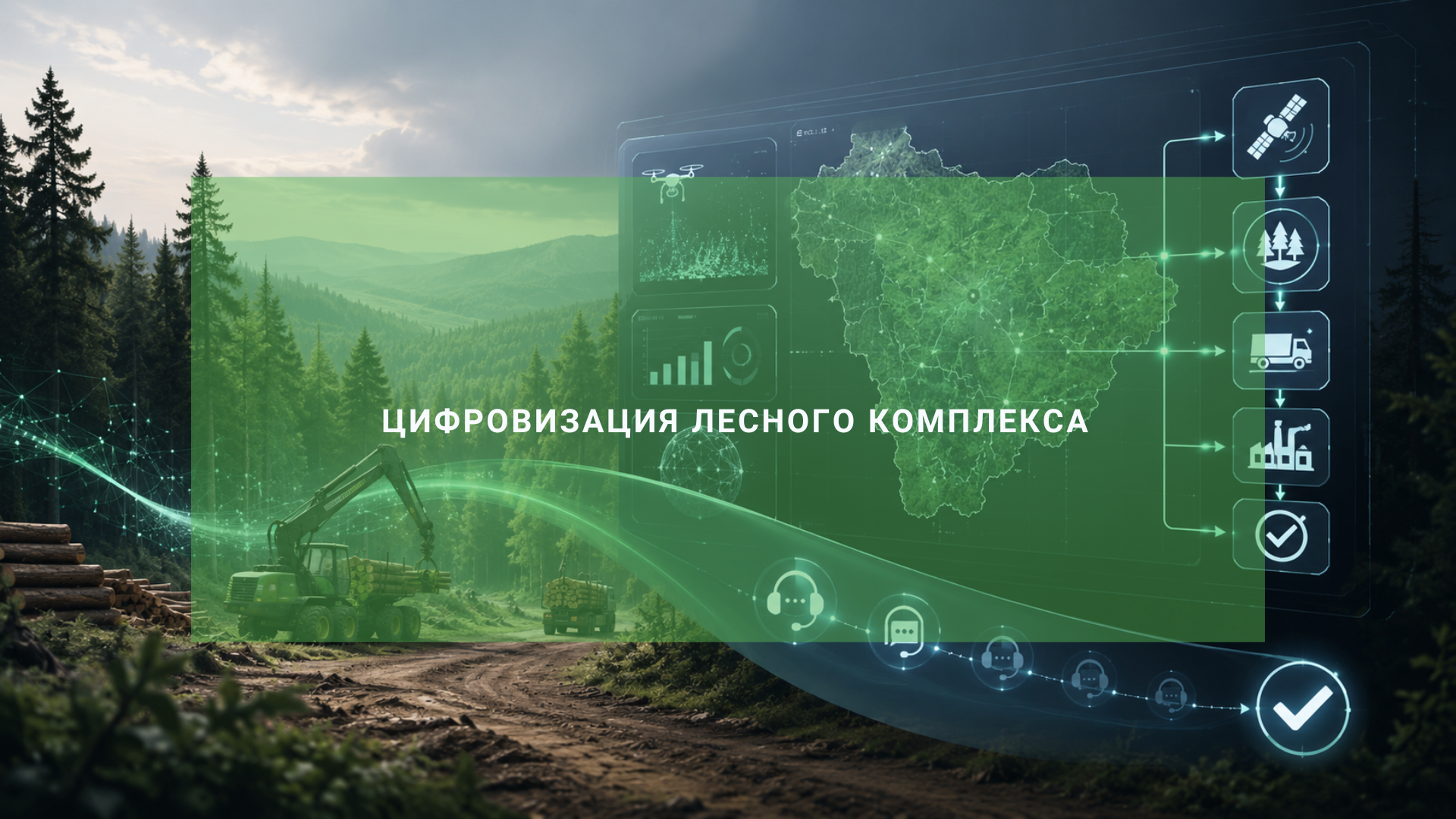 Цифровизация лесного комплекса идёт — обращений в техподдержку ФГИС ЛК стало меньше