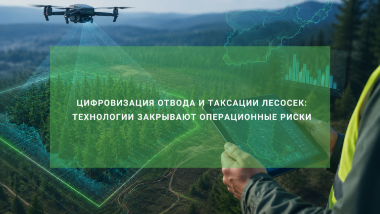 Цифровизация отвода и таксации лесосек: как технологии закрывают операционные риски отрасли