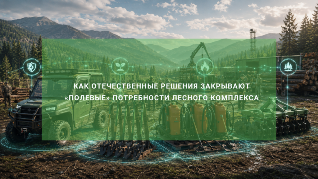 Как отечественные решения закрывают «полевые» потребности лесного комплекса