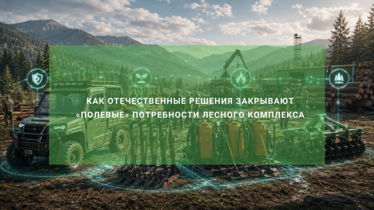 Как отечественные решения закрывают «полевые» потребности лесного комплекса