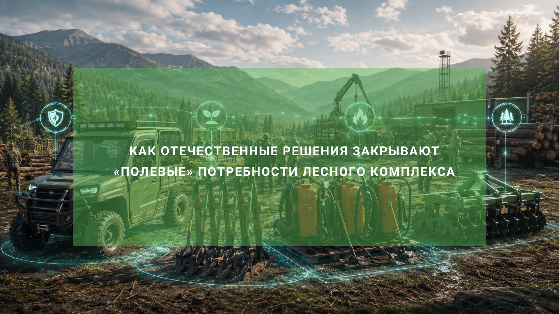 Как отечественные решения закрывают «полевые» потребности лесного комплекса