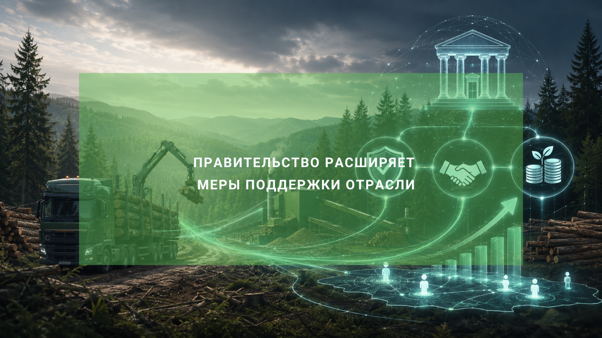 Лесной комплекс: правительство расширяет меры поддержки отрасли