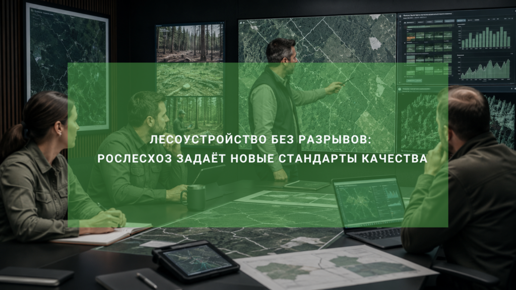 Лесоустройство без разрывов: Рослесхоз задаёт новые стандарты качества