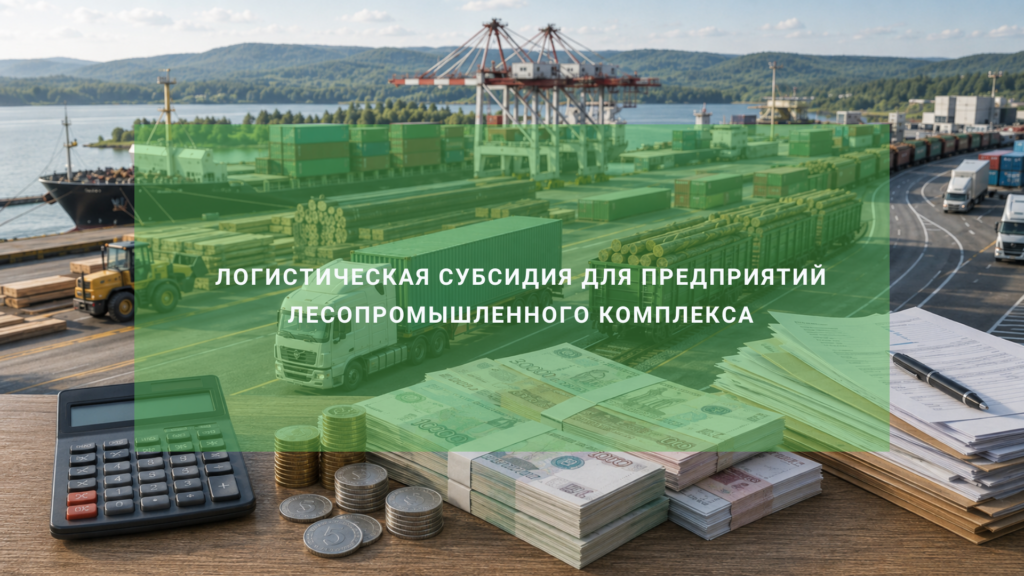 Логистическая субсидия для предприятий лесопромышленного комплекса