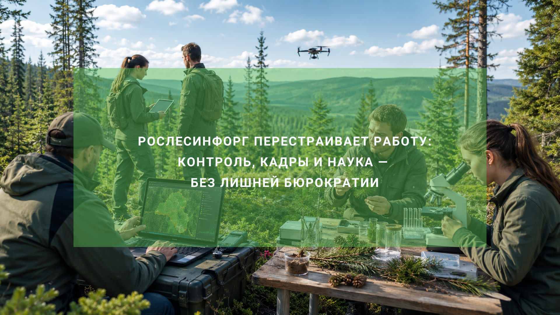 Рослесинфорг перестраивает работу