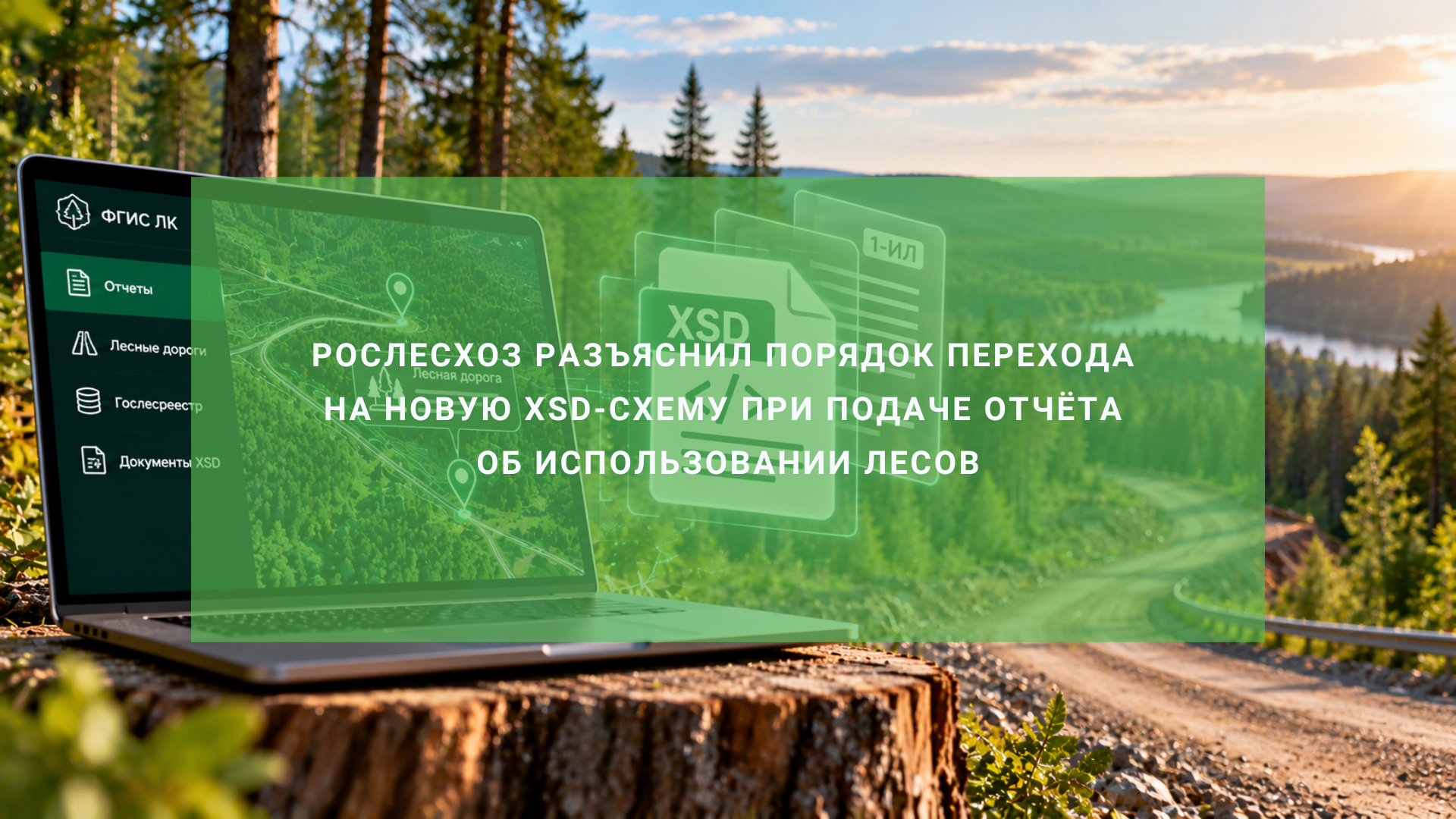 Рослесхоз разъяснил порядок перехода на новую XSD-схему при подаче отчёта об использовании лесов